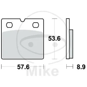 TRW Plaquettes de frein standard MCB617 Neue Kollektion
