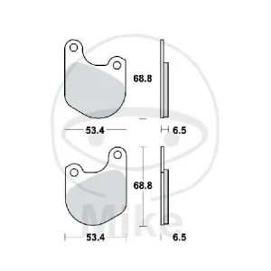 Versand Am Gleichen Tag Pastiglie freno TRW Standard MCB511