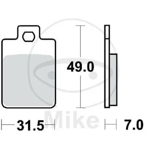 Mega-Angebot Tampone per scooter TRW-Lucas EC MCB688EC
