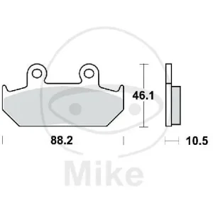 Gratis Versand TRW Plaquettes de frein standard MCB624