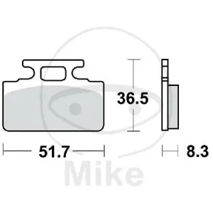 TRW brake pads standard MCB589 Kostenloser Versand
