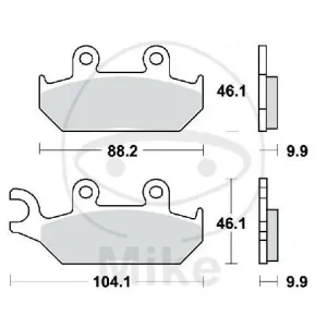 TRW Plaquettes de frein standard MCB627 Top-Preis