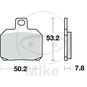 Pastilla de freno para Aprilia Derbi Malaguti Peugeot Piaggio Suzuki Yamaha Nur Heute