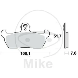 TRW brake pads standard MCB618 Must-Have