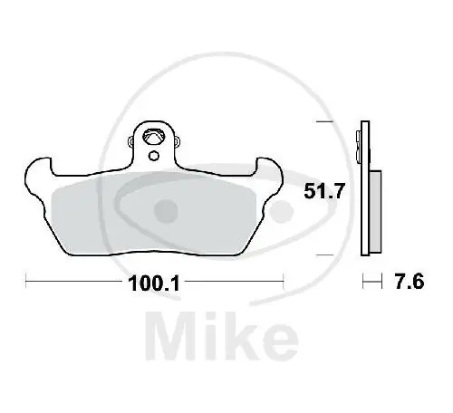 Neue Ware Pastiglie freno TRW Standard MCB618