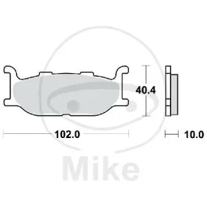 TRW brake pads standard MCB640 Kracherpreis