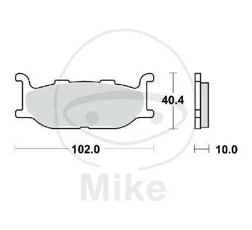 TRW brake pads standard MCB640 Kracherpreis